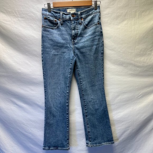 Madewell Cali Demi-Boot Jeans Eco Edition Size 26P - Picture 4 of 12